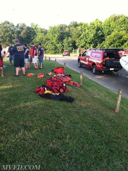 Water rescue training 